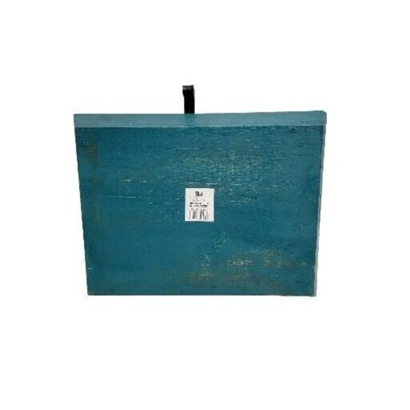 Sea Turtle Wood Tray Hand Painted Turtles Hand Carved Green Blue Serving Tray - Picture 6 of 10